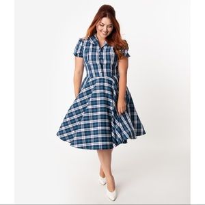 NWOT Unique Vintage Magnolia Park Swing Dress